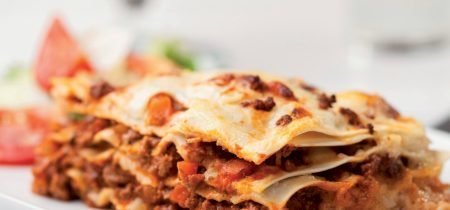 Lasagne con ragù di agnello rosso
