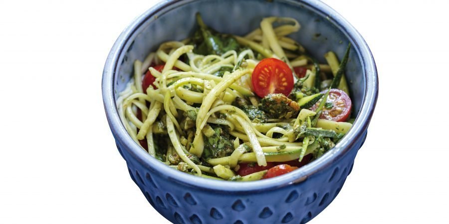 Spaghetti di zucchine piccanti