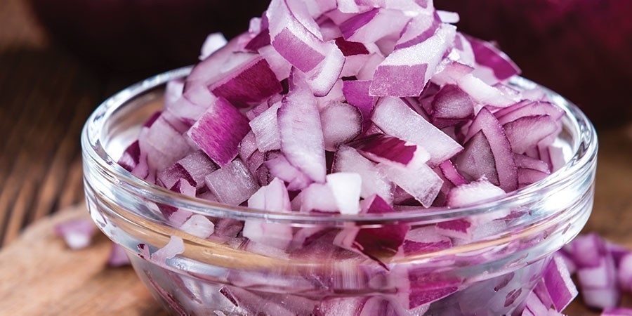 cipolla rossa tagliata