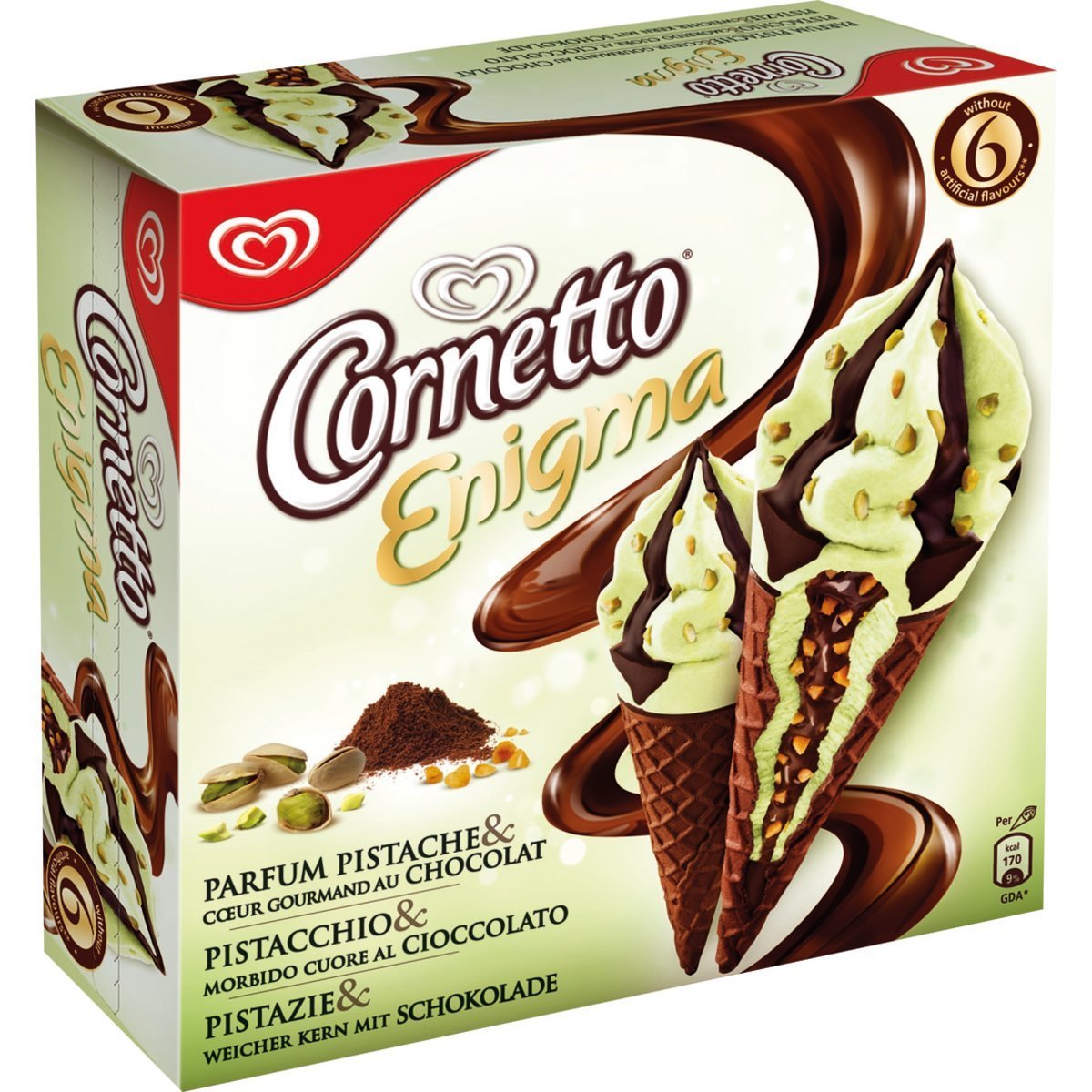 ALGIDA enigma pistacchio e cioccolato KG 0,3300 Basko