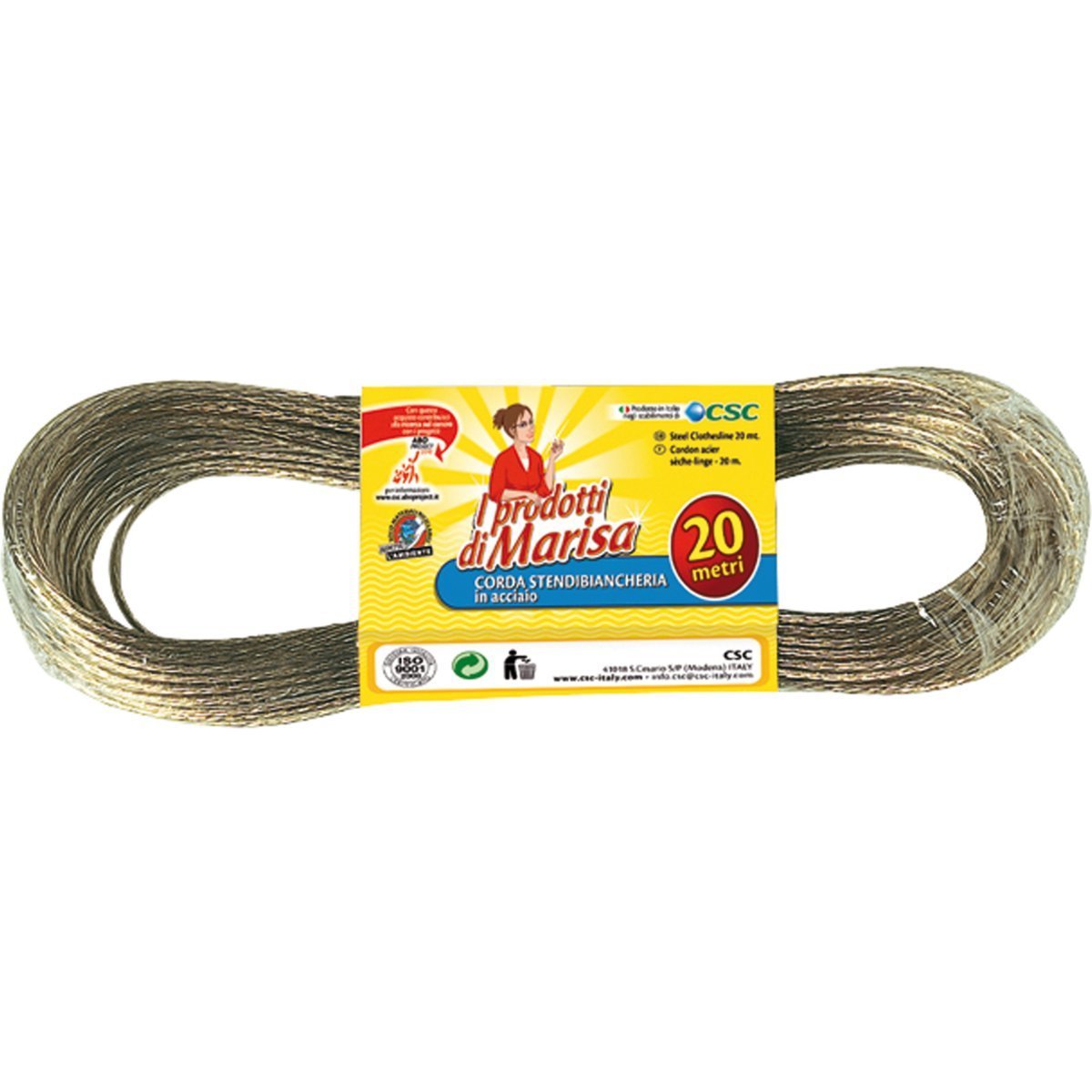 STENDIBIANCHERIA STENDINO DA ESTERNO ACCIAIO CON 2 BRACCI 6 FILI GIARDINO 29472