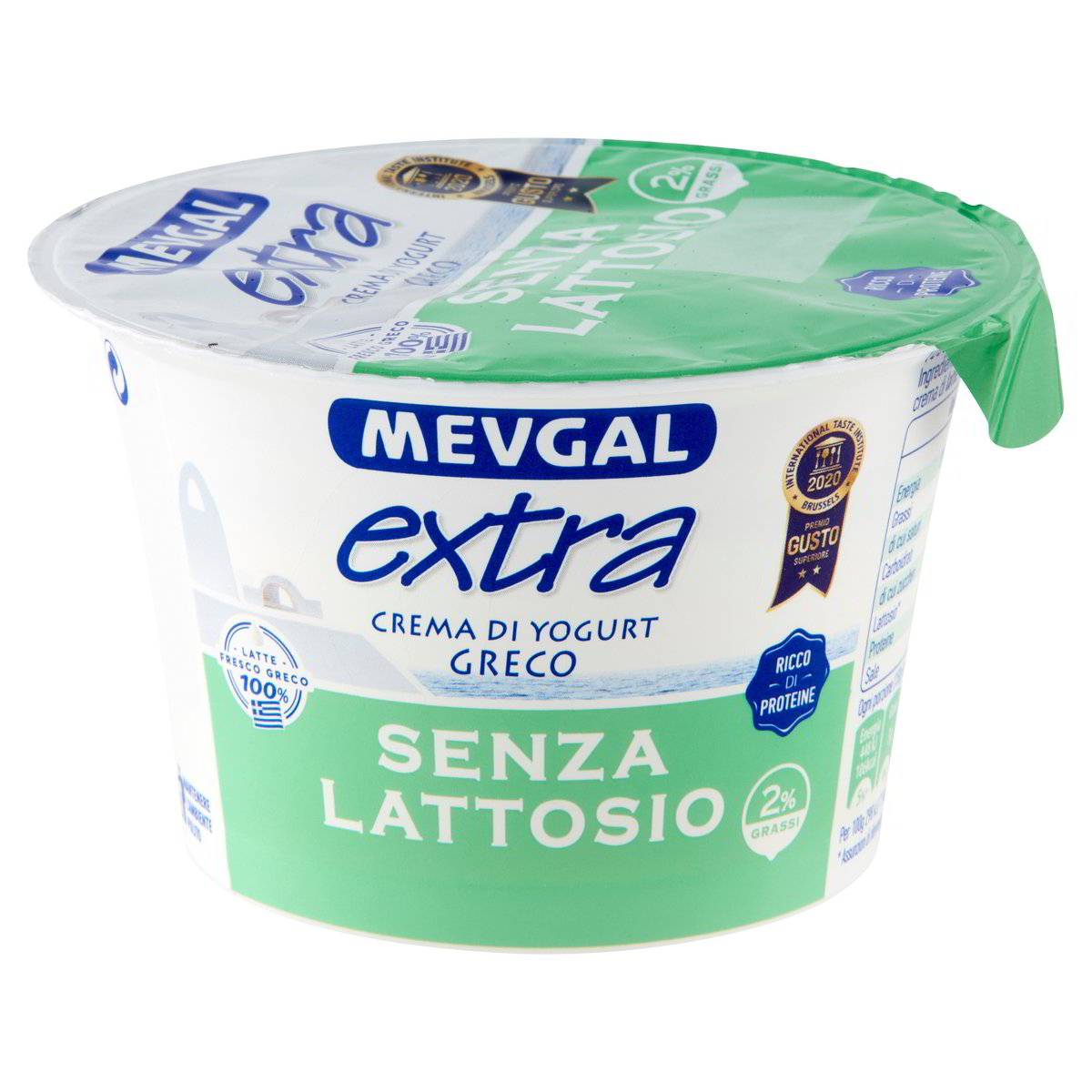 MEVGAL Crema di yogurt greco senza lattosio 150 GR Basko